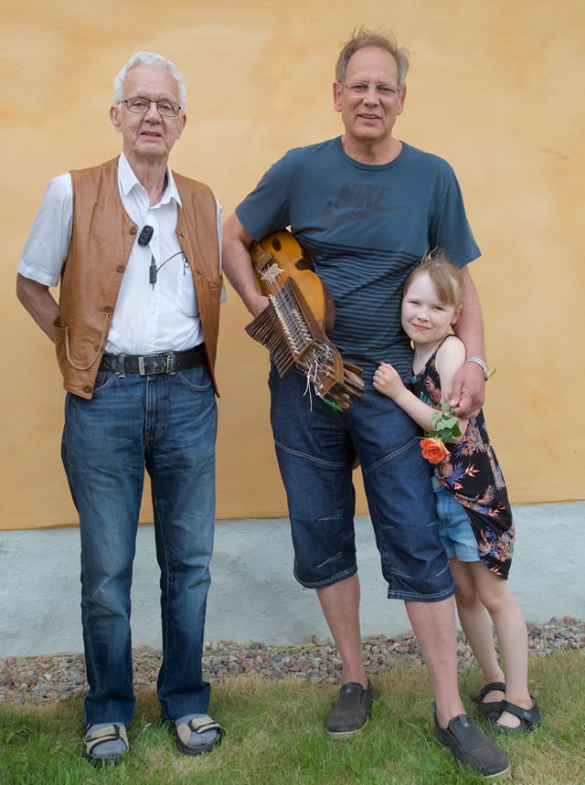  Bertil Hallgren, Bertil Nyberg och dottern Bianca